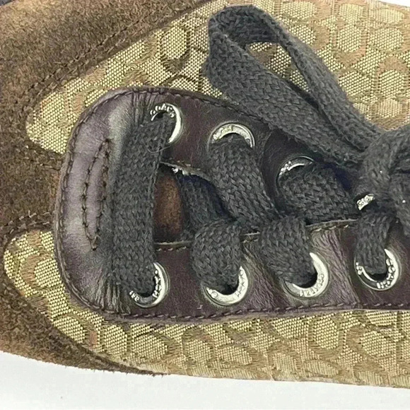Signature C Coach 1941 Marcy Sneakers Size 7 - Picture 12 of 15